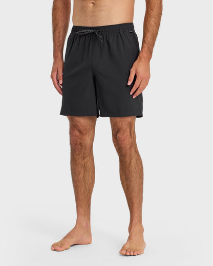 Taxer Amphibian 18" Hybrid Shorts - Black Quick Silver Black
