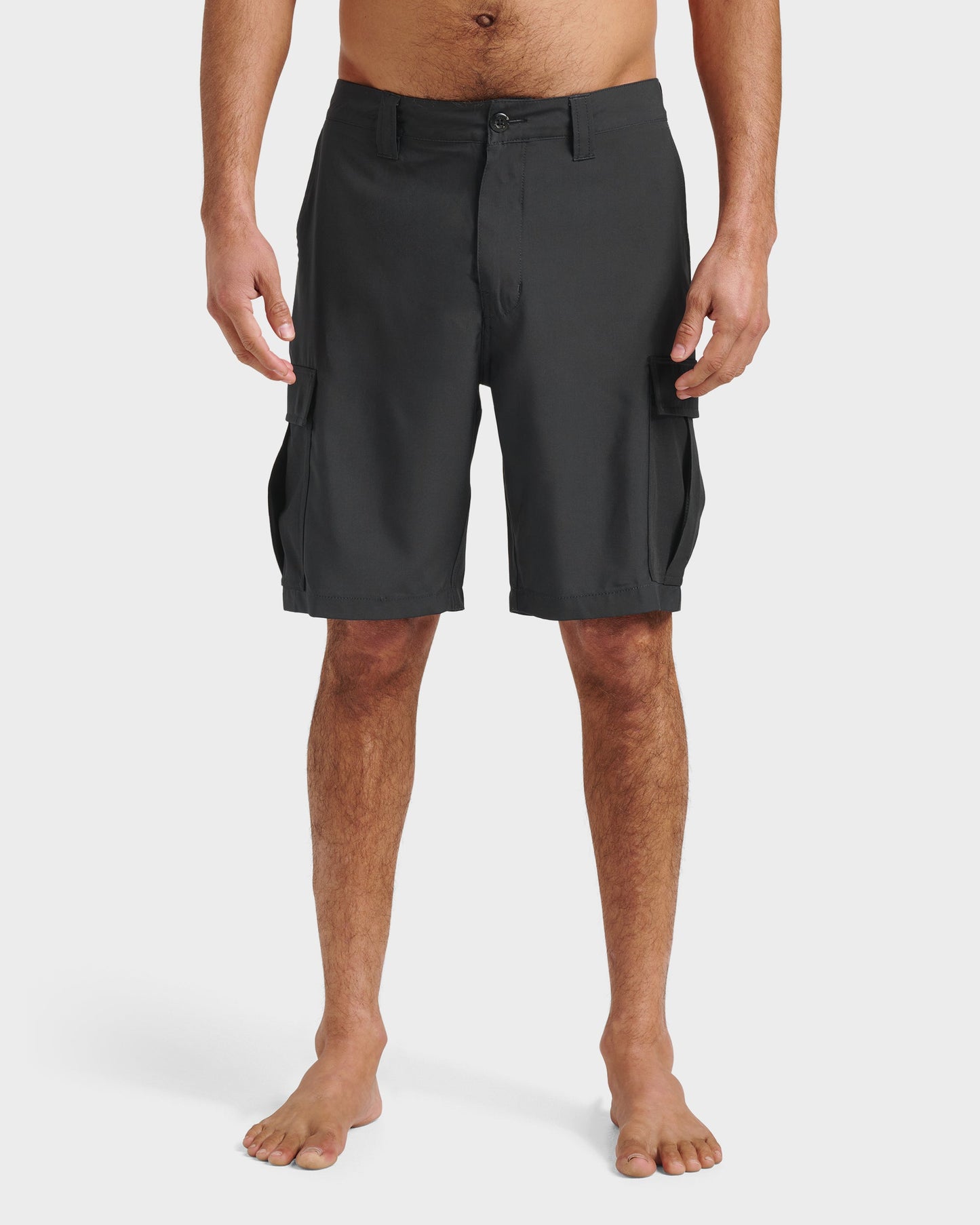 Union Amphibian Cargo 20" Hybrid Short - Black Quick Silver Black