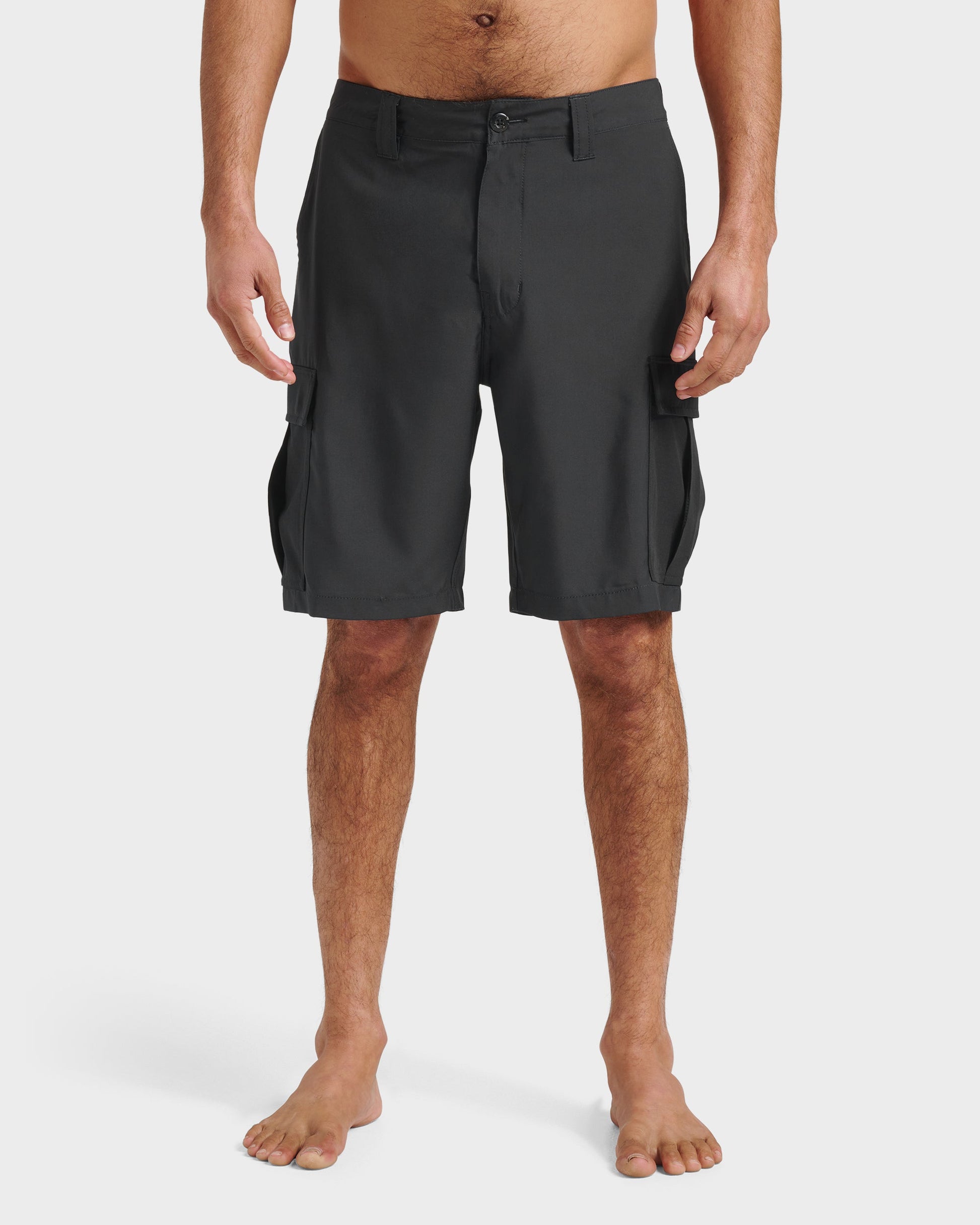 Union Amphibian Cargo 20" Hybrid Short - Black Quick Silver Black