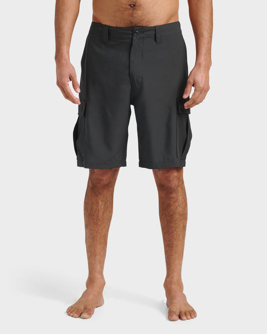 Union Amphibian Cargo 20" Hybrid Short - Black Quick Silver Black