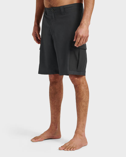 Union Amphibian Cargo 20" Hybrid Short - Black Quick Silver Black