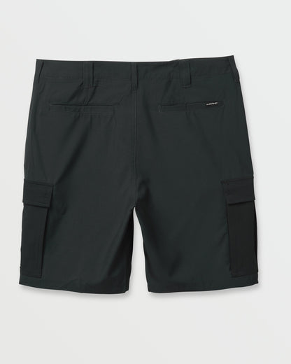 Union Amphibian Cargo 20" Hybrid Short - Black Quick Silver Black