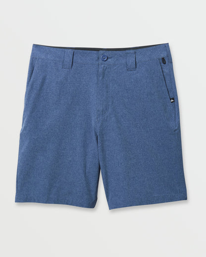 Union Heather 20" Amphibian Hybrid Shorts - Indigo Mist Quick Silver Indigo Mist