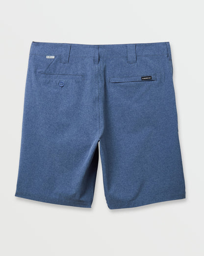 Union Heather 20" Amphibian Hybrid Shorts - Indigo Mist Quick Silver Indigo Mist
