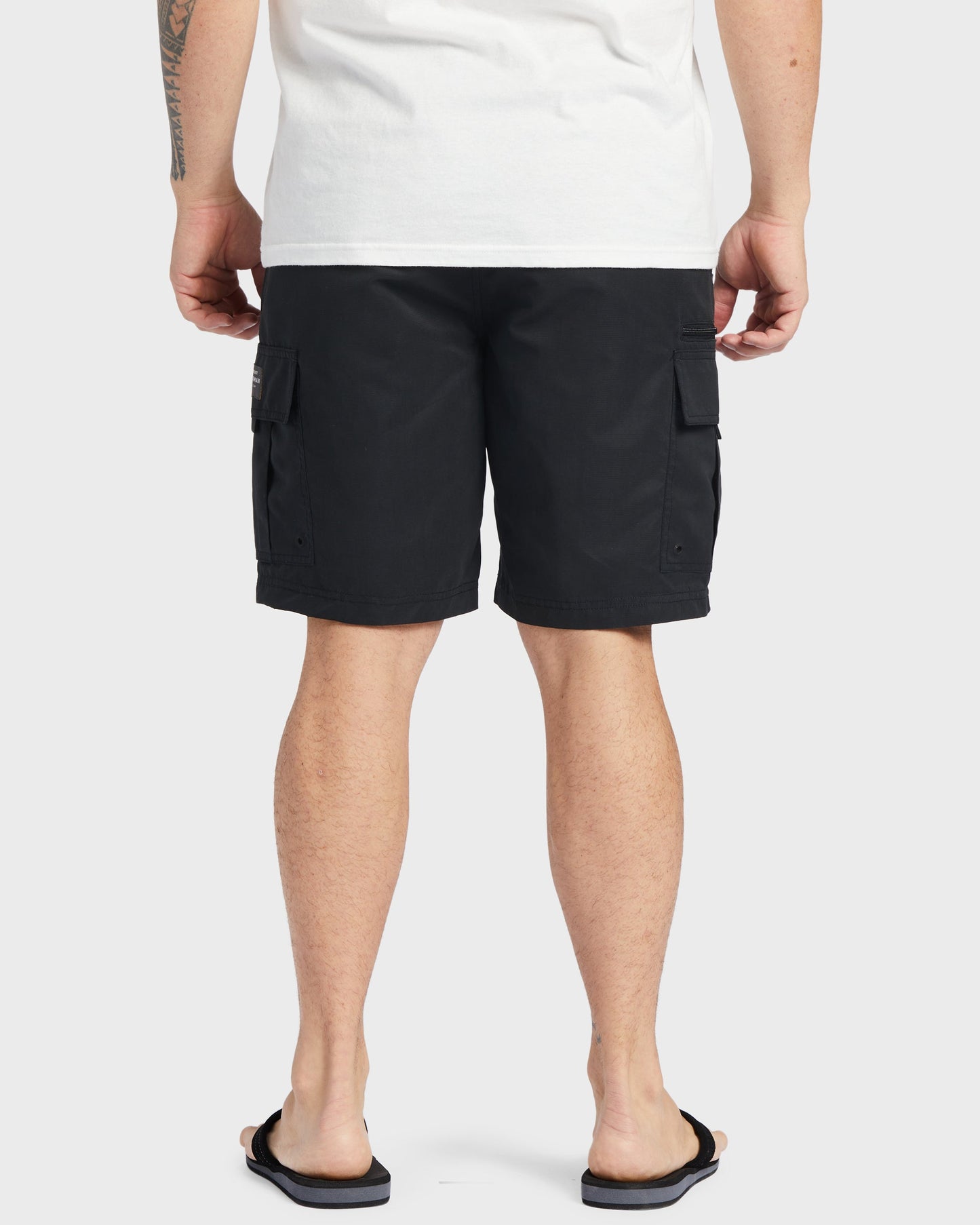 Waterman Maldive Atoll 20" Cargo Shorts - Black Quick Silver Black