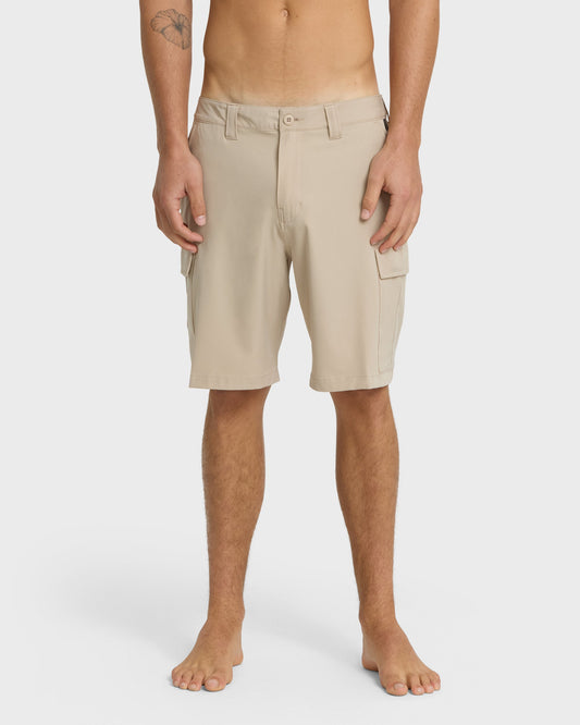 Union Amphibian Cargo 20" Hybrid Short - Taupe Quick Silver Taupe