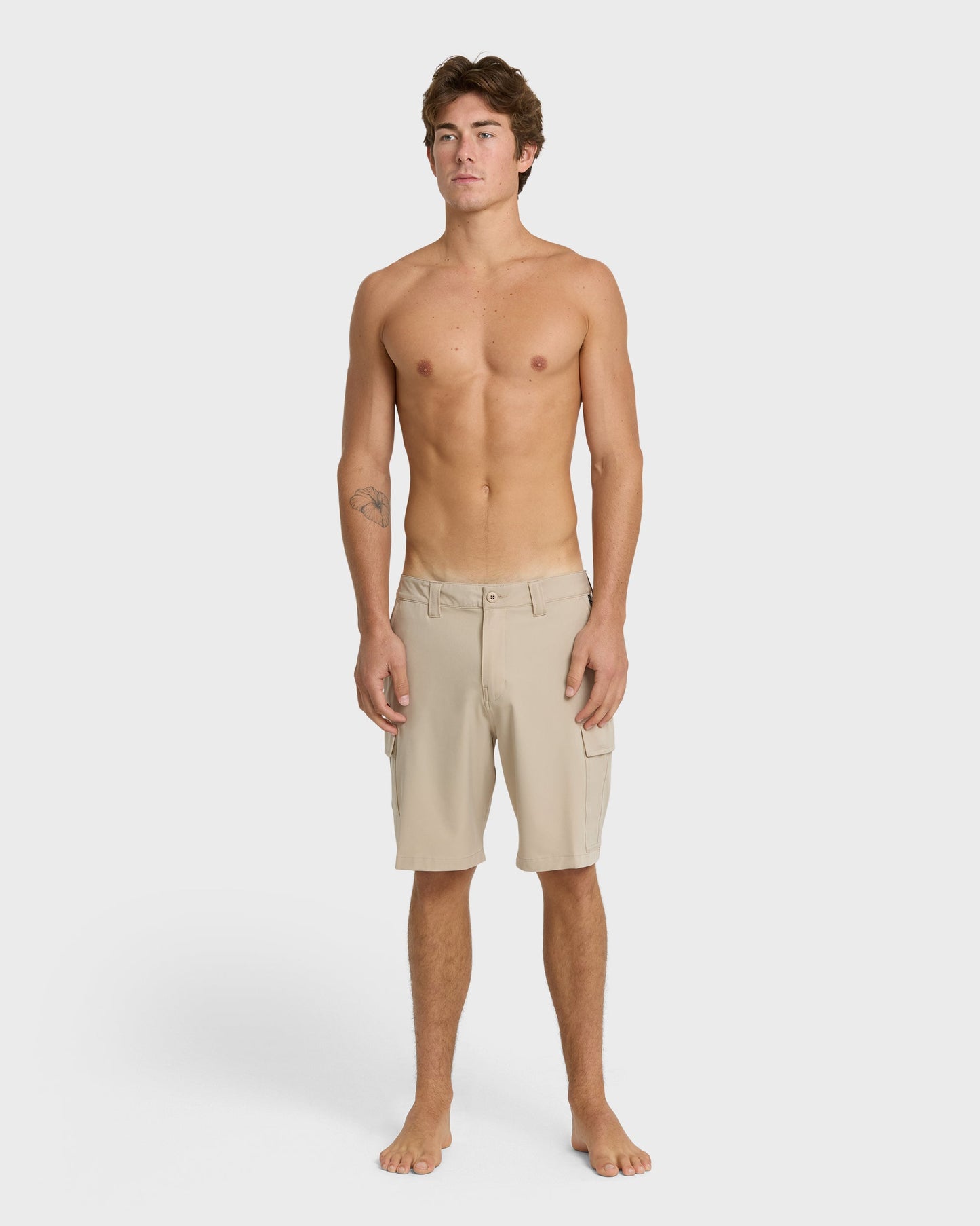 Union Amphibian Cargo 20" Hybrid Short - Taupe Quick Silver Taupe