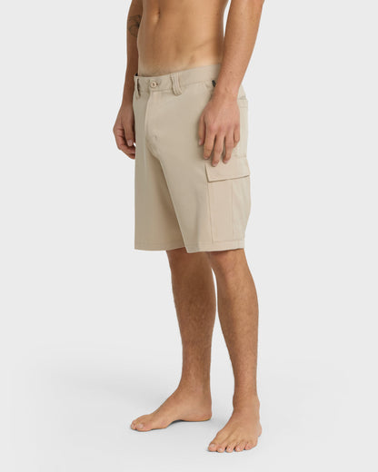 Union Amphibian Cargo 20" Hybrid Short - Taupe Quick Silver Taupe