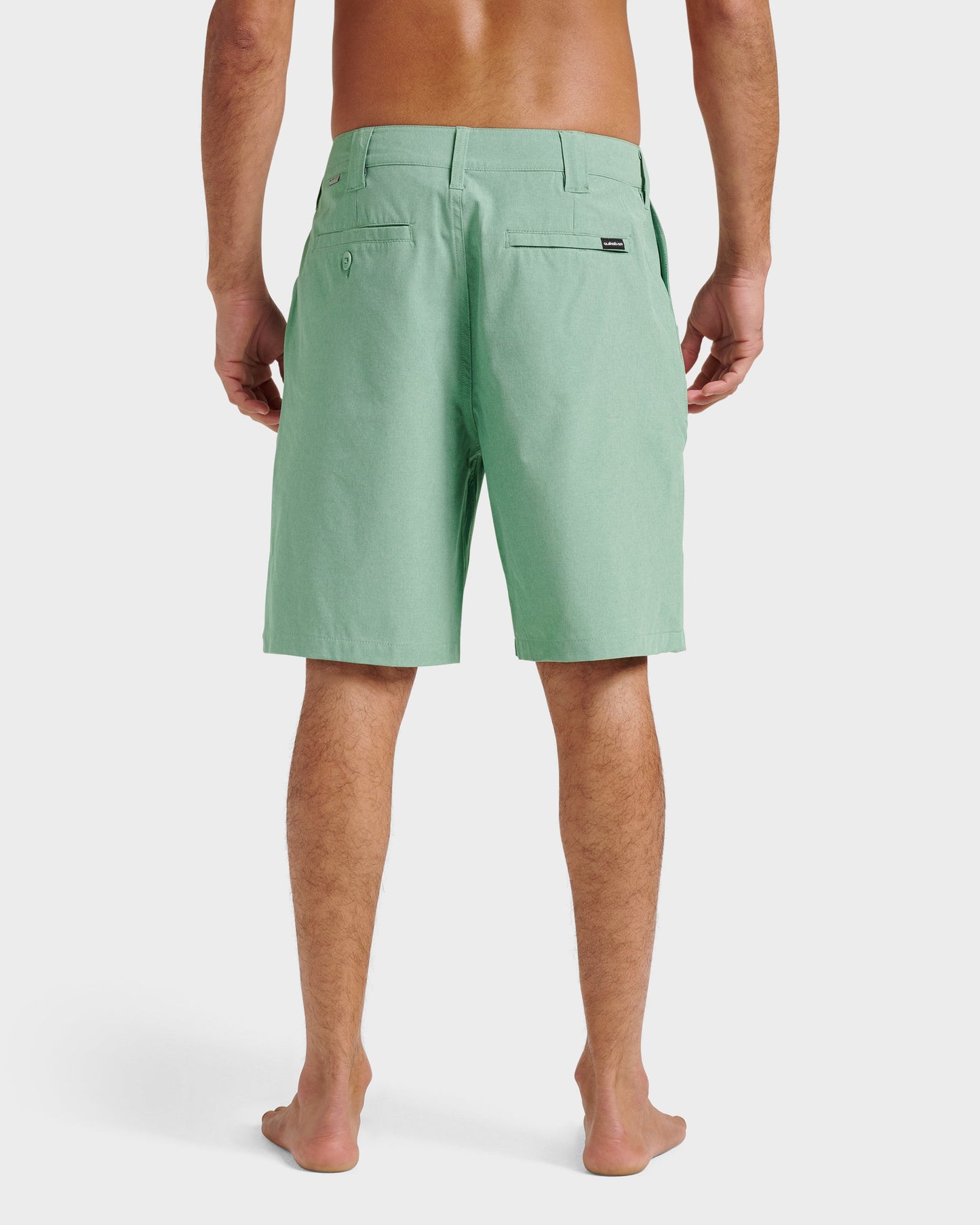 Union Heather 20" Amphibian Hybrid Shorts - Granite Green Quick Silver Granite Green