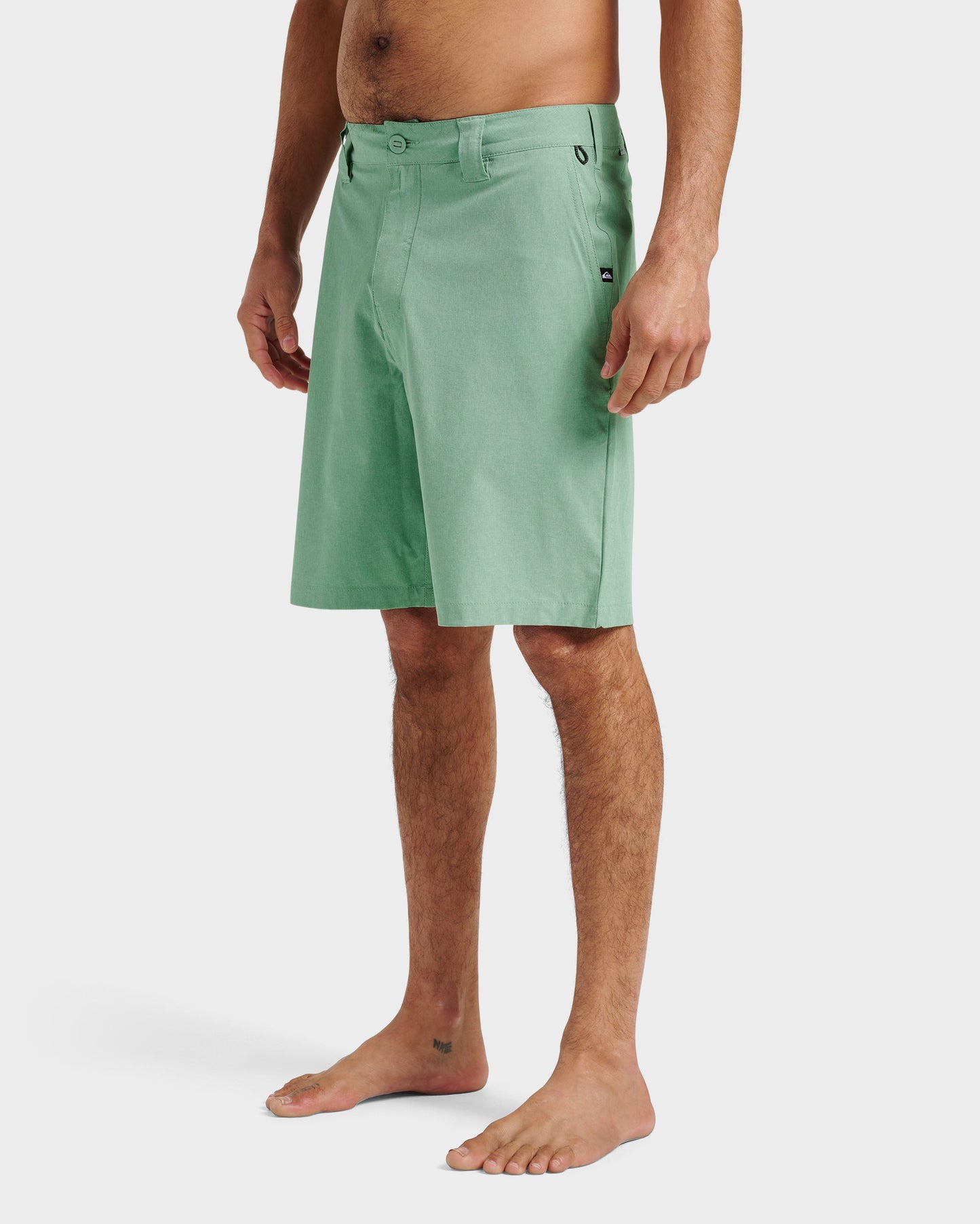 Union Heather 20" Amphibian Hybrid Shorts - Granite Green Quick Silver Granite Green