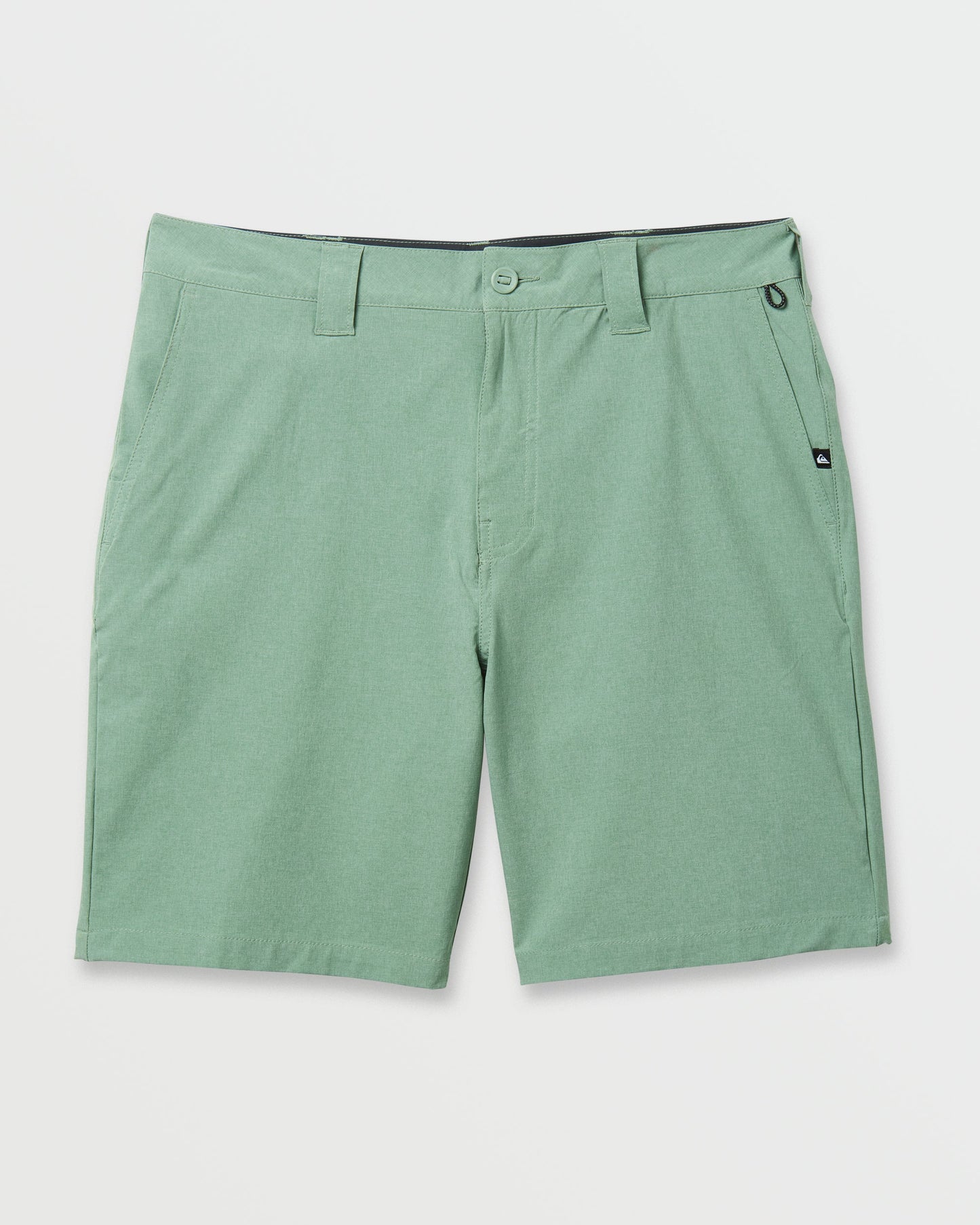 Union Heather 20" Amphibian Hybrid Shorts - Granite Green Quick Silver Granite Green