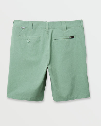 Union Heather 20" Amphibian Hybrid Shorts - Granite Green Quick Silver Granite Green