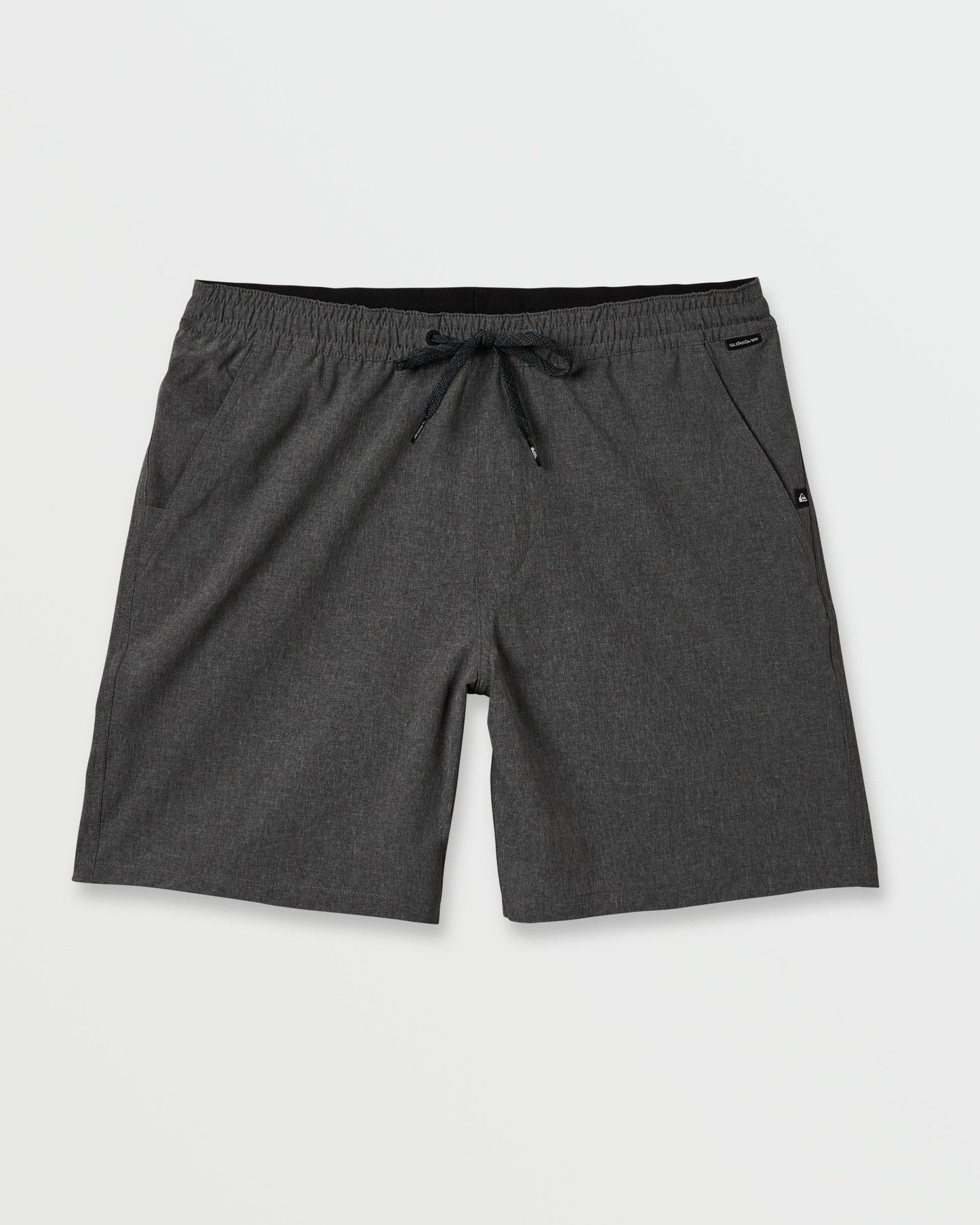 Taxer Heather Amphibian 18" Hybrid Shorts - Black Quick Silver Black