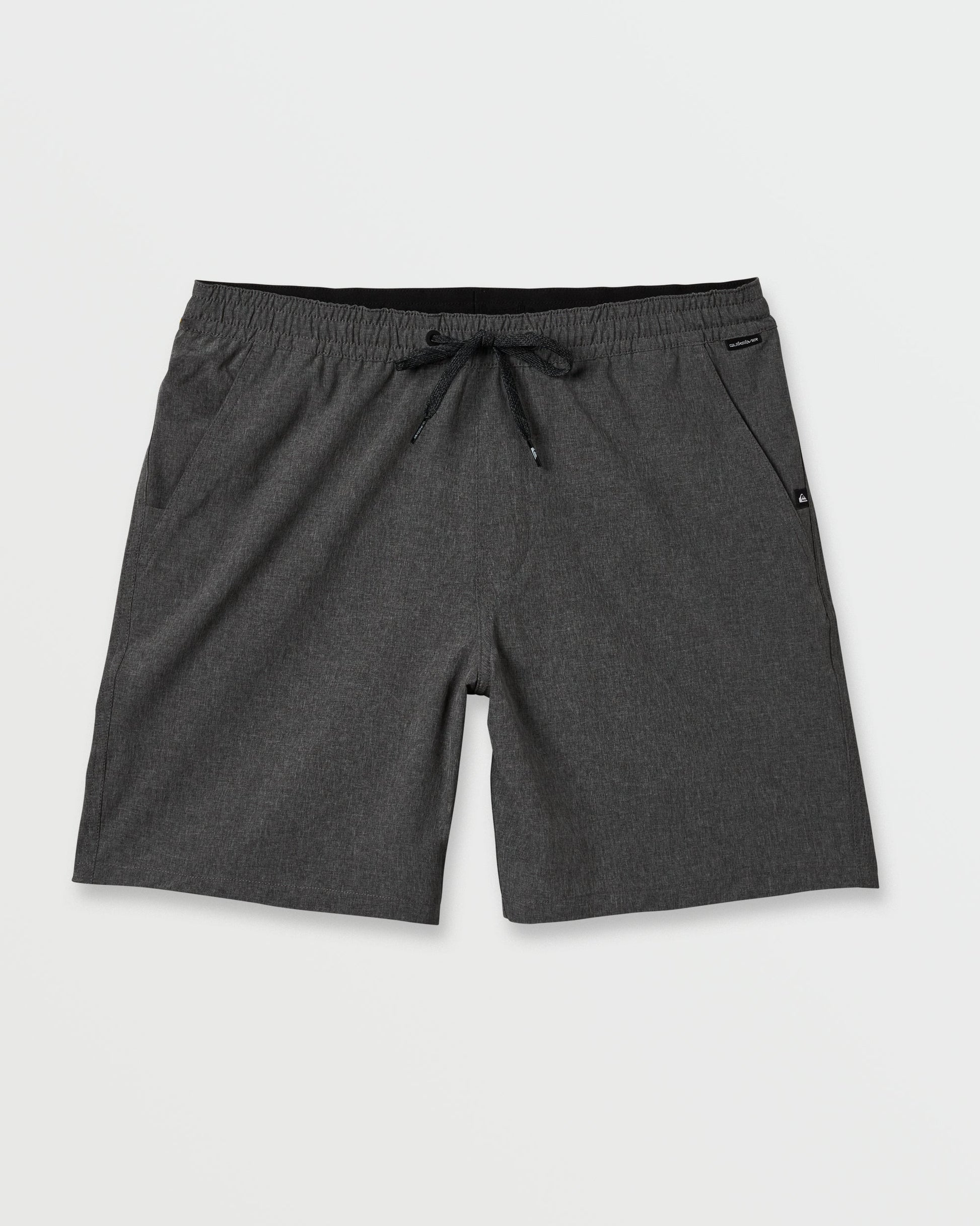 Taxer Heather Amphibian 18" Hybrid Shorts - Black Quick Silver Black