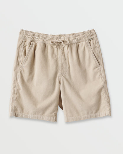 Taxer Corduroy Shorts - Fog Grey Quick Silver Fog Grey