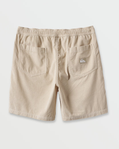 Taxer Corduroy Shorts - Fog Grey Quick Silver Fog Grey