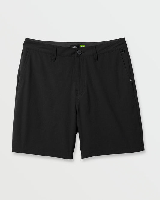 Union Transit 19" Amphibian Hybrid Shorts - Black Quick Silver Black