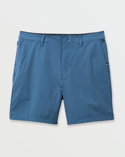 Union Transit 19" Amphibian Hybrid Shorts - China Blue Quick Silver China Blue