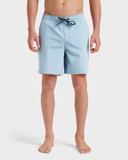 Taxer Heather Amphibian 18" Hybrid Shorts - Ashley Blue Quick Silver Ashley Blue