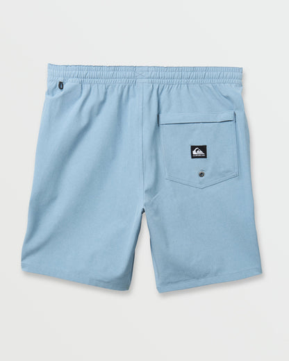 Taxer Heather Amphibian 18" Hybrid Shorts - Ashley Blue Quick Silver Ashley Blue
