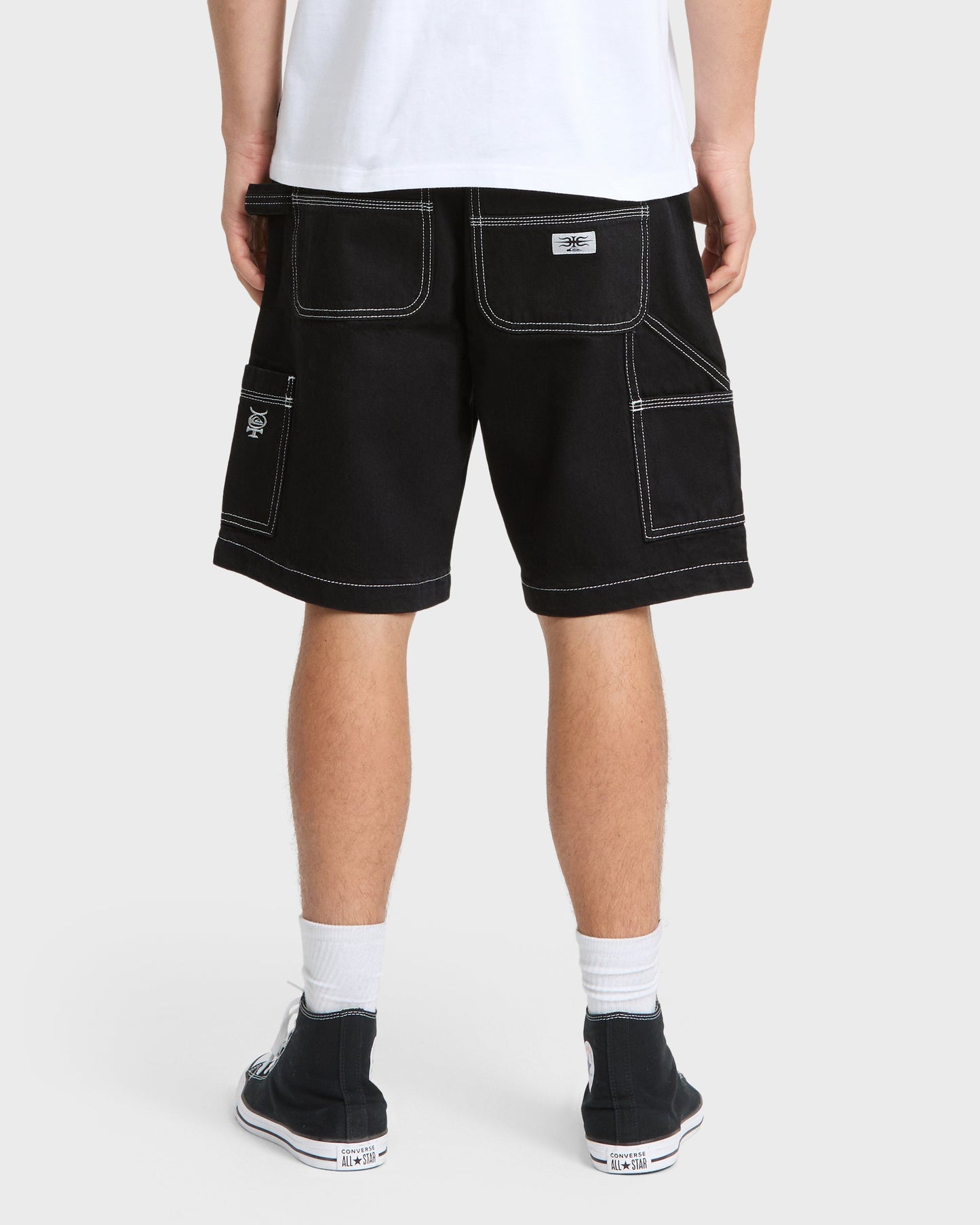 Mercury Carpenter Denim Short - Black Quick Silver Black