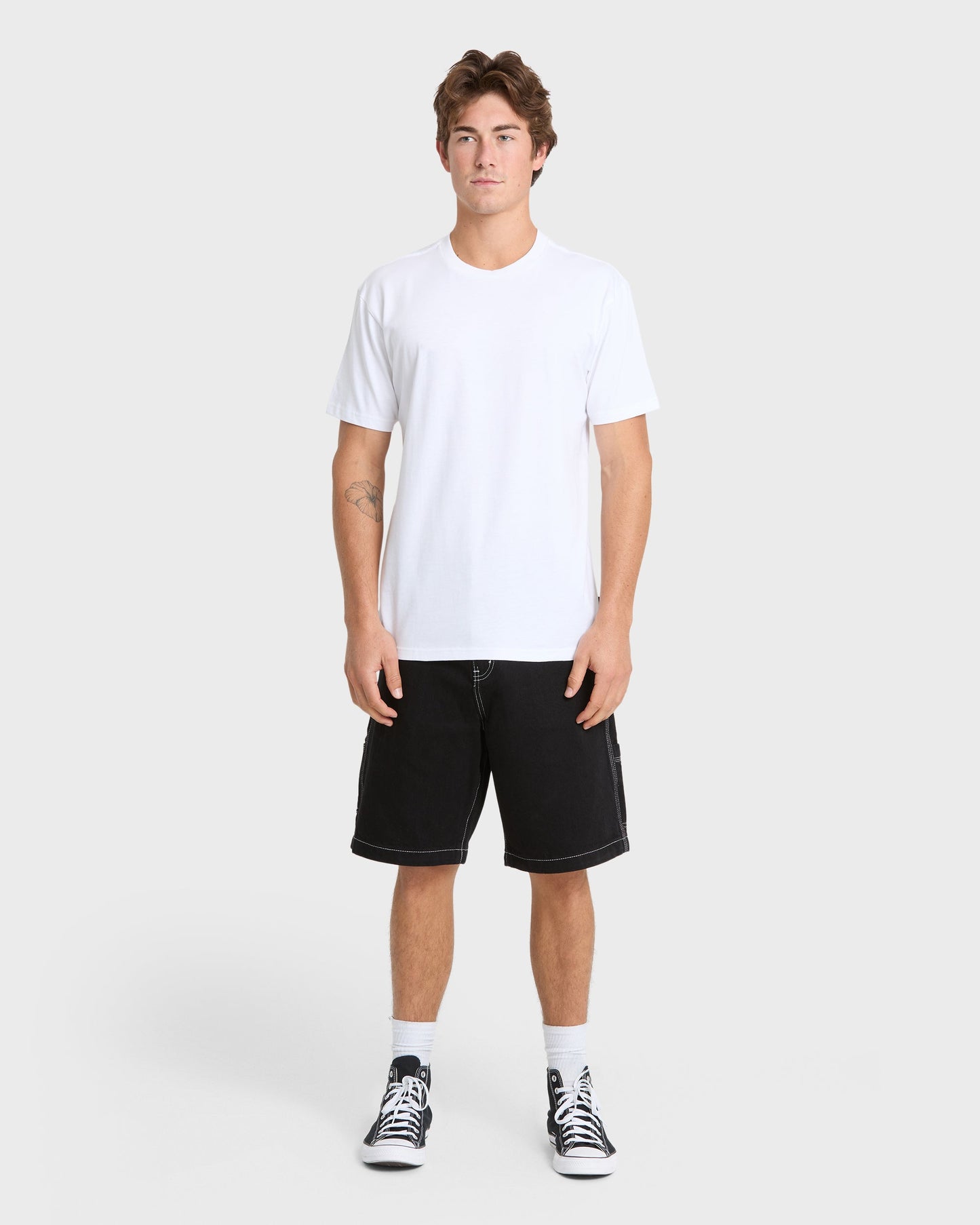 Mercury Carpenter Denim Short - Black Quick Silver Black