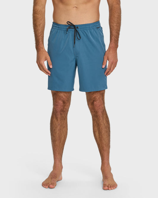 Taxer Amphibian 18" Hybrid Shorts - Copen Blue Quick Silver Copen Blue