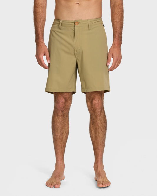 Union Transit 19" Amphibian Hybrid Shorts - Twill Quick Silver Twill
