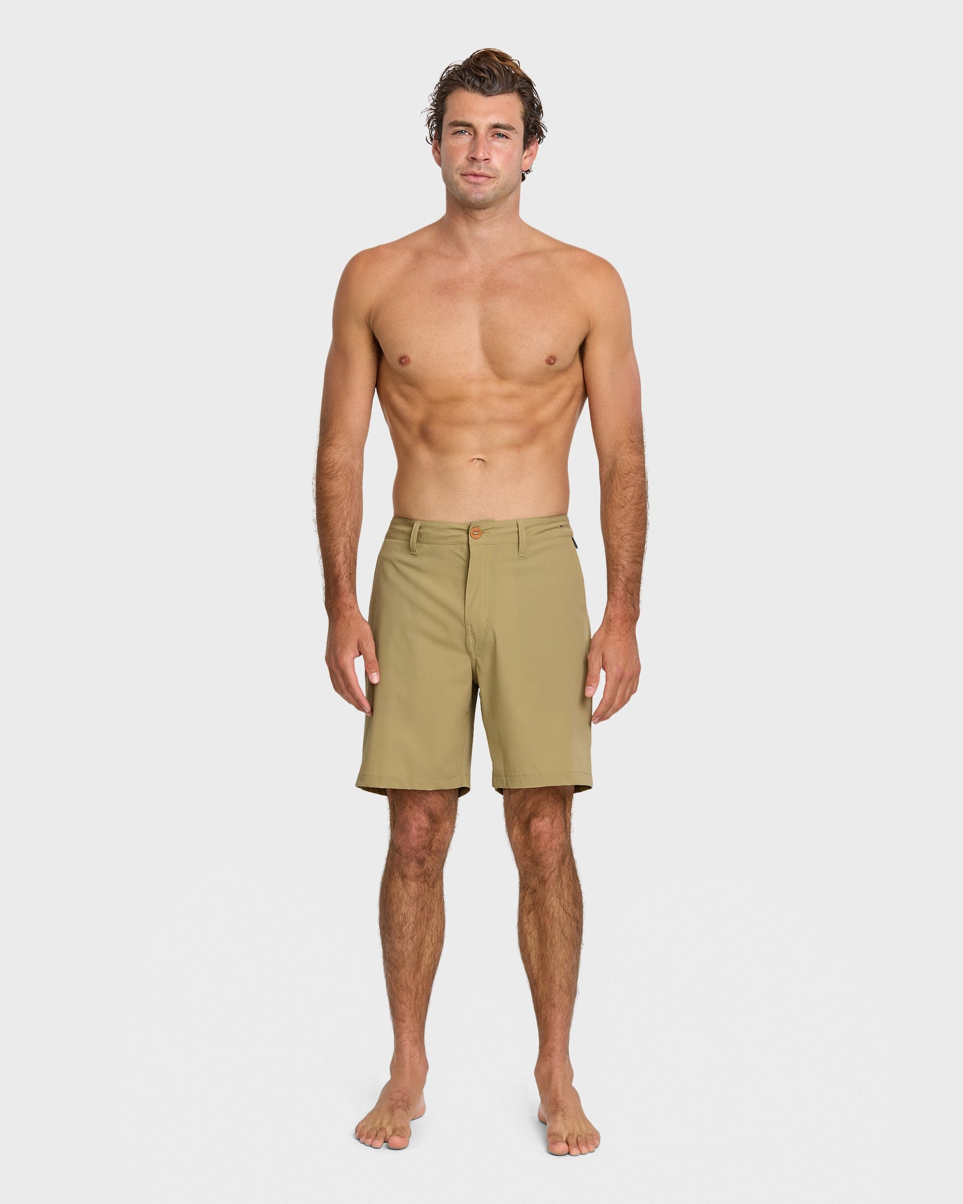 Union Transit 19" Amphibian Hybrid Shorts - Twill Quick Silver Twill