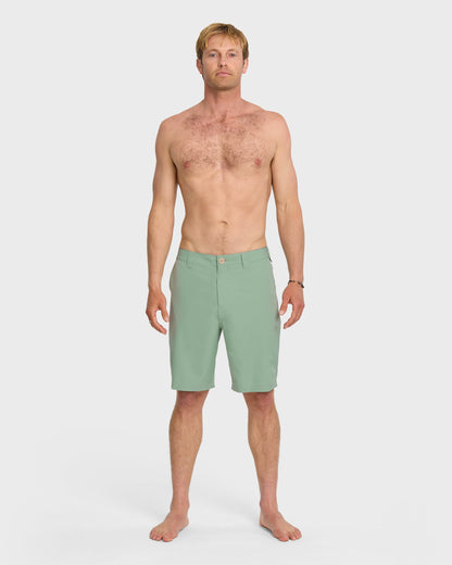 Union Amphibian 20" Hybrid Shorts - Herb Quick Silver Herb