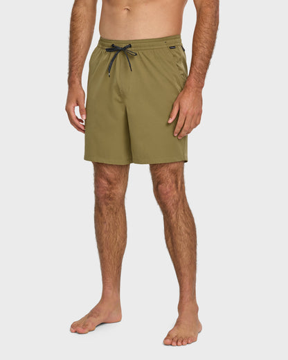 Taxer Amphibian 18" Hybrid Shorts - Aloe Quick Silver Aloe