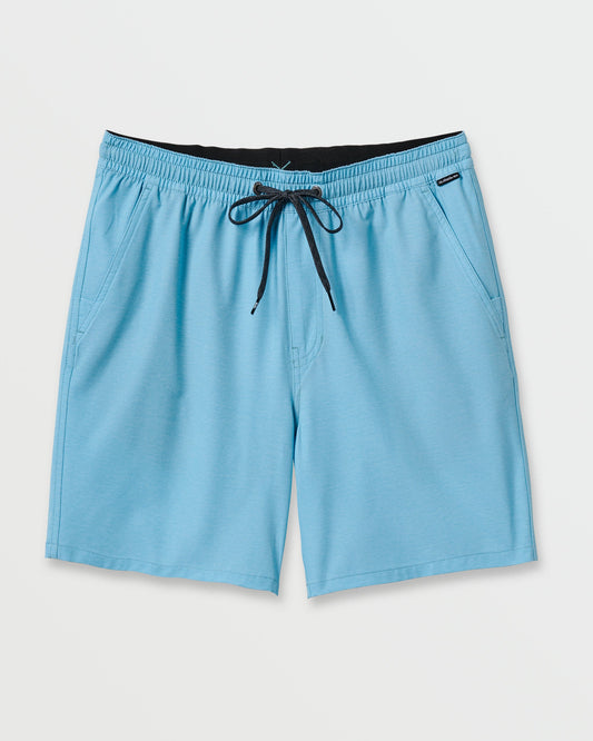Taxer Heather Amphibian 18" Hybrid Shorts - Aqua Blue Quick Silver Aqua Blue