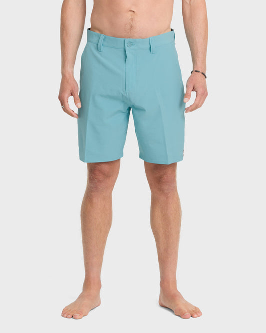 Waterman Tamarindo Amphibian Hybrid Shorts - Aqua Quick Silver Aqua