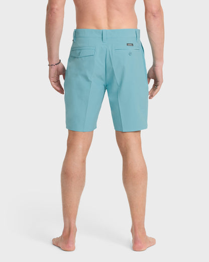 Waterman Tamarindo Amphibian Hybrid Shorts - Aqua Quick Silver Aqua