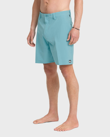 Waterman Tamarindo Amphibian Hybrid Shorts - Aqua Quick Silver Aqua