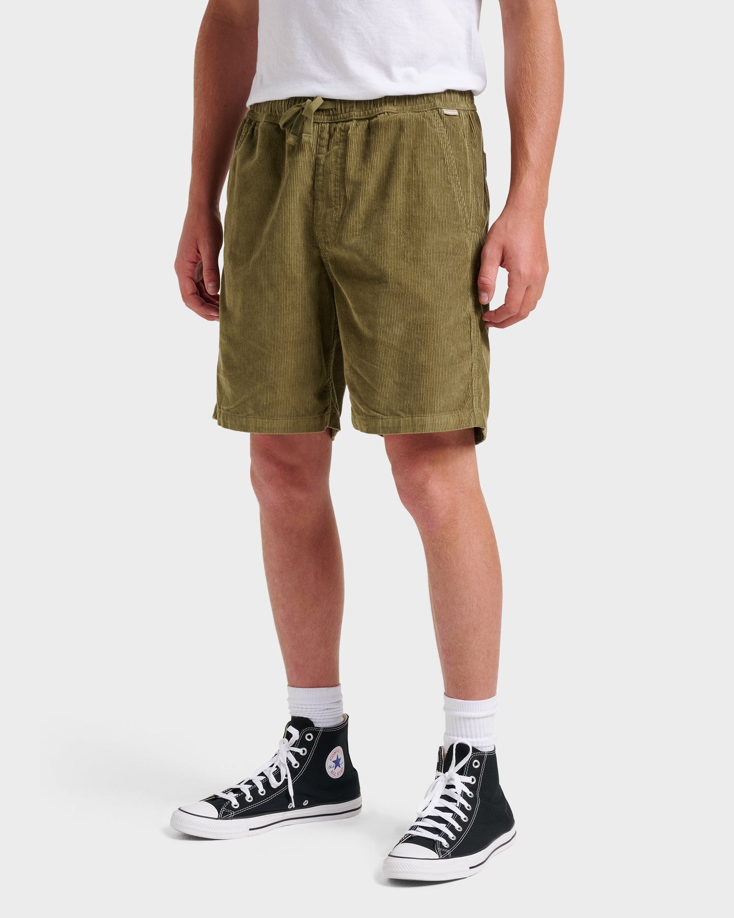Taxer Corduroy Shorts - Aloe Quick Silver Aloe