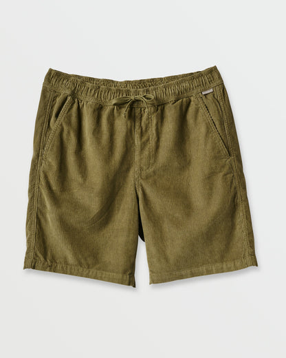 Taxer Corduroy Shorts - Aloe Quick Silver Aloe