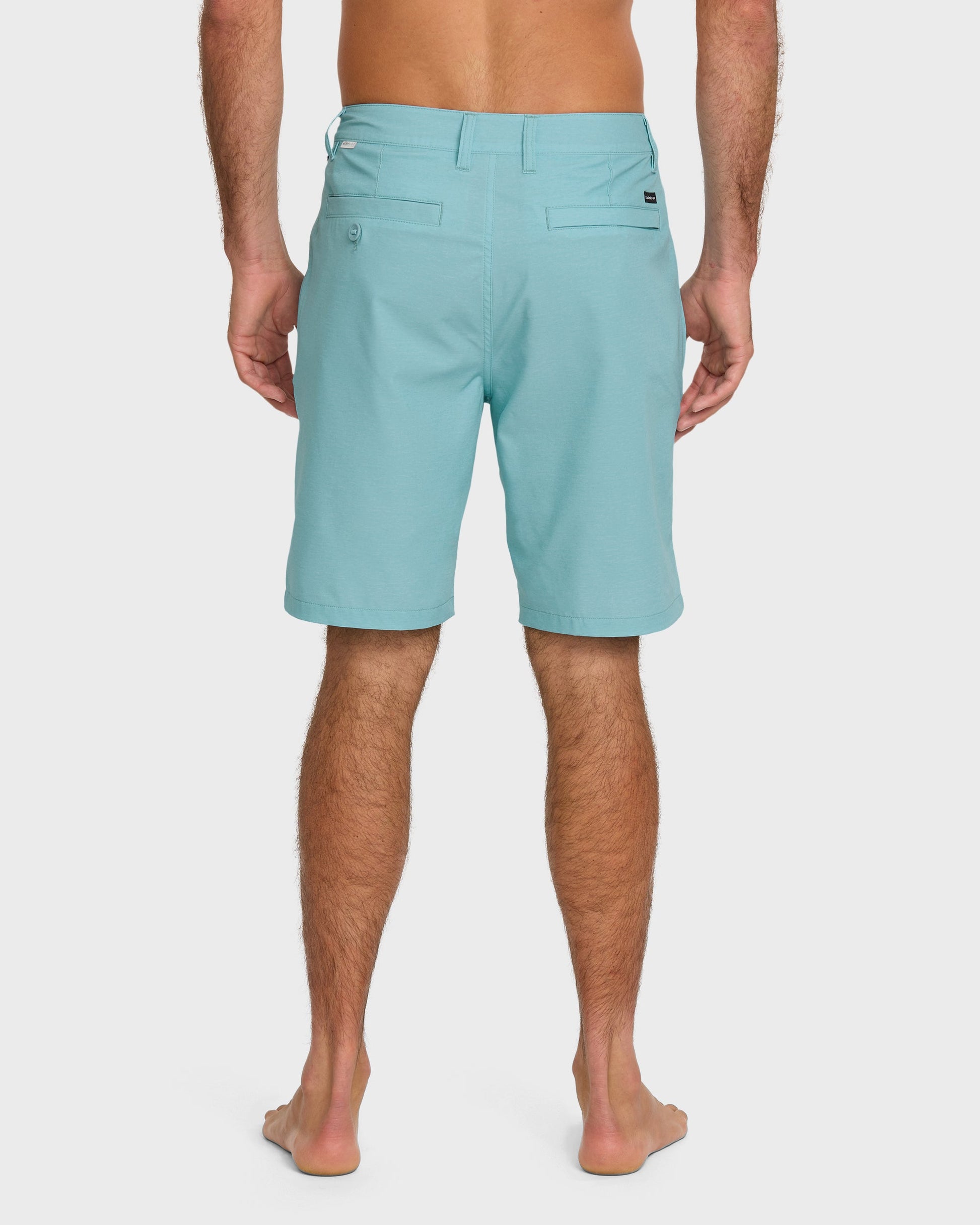 Union Heather 20" Amphibian Hybrid Shorts - Aqua Blue Quick Silver Aqua Blue