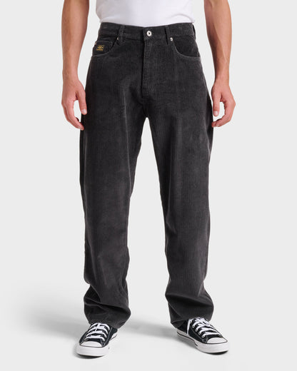 Landers Cord Pants - Phantom Quick Silver Phantom