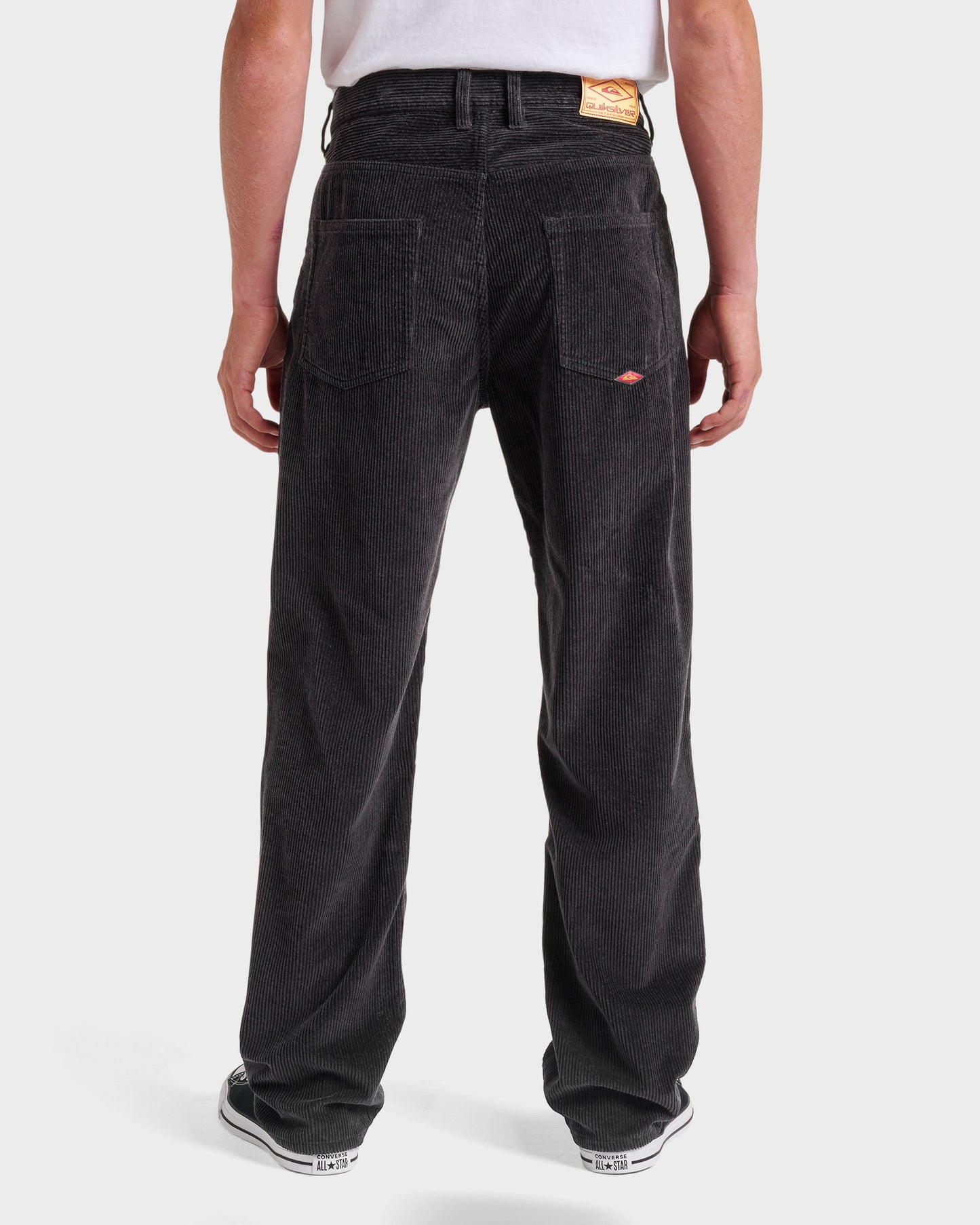 Landers Cord Pants - Phantom Quick Silver Phantom