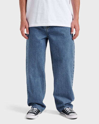 Baggy Denim Pants - Medium Indigo Quick Silver Medium Indigo