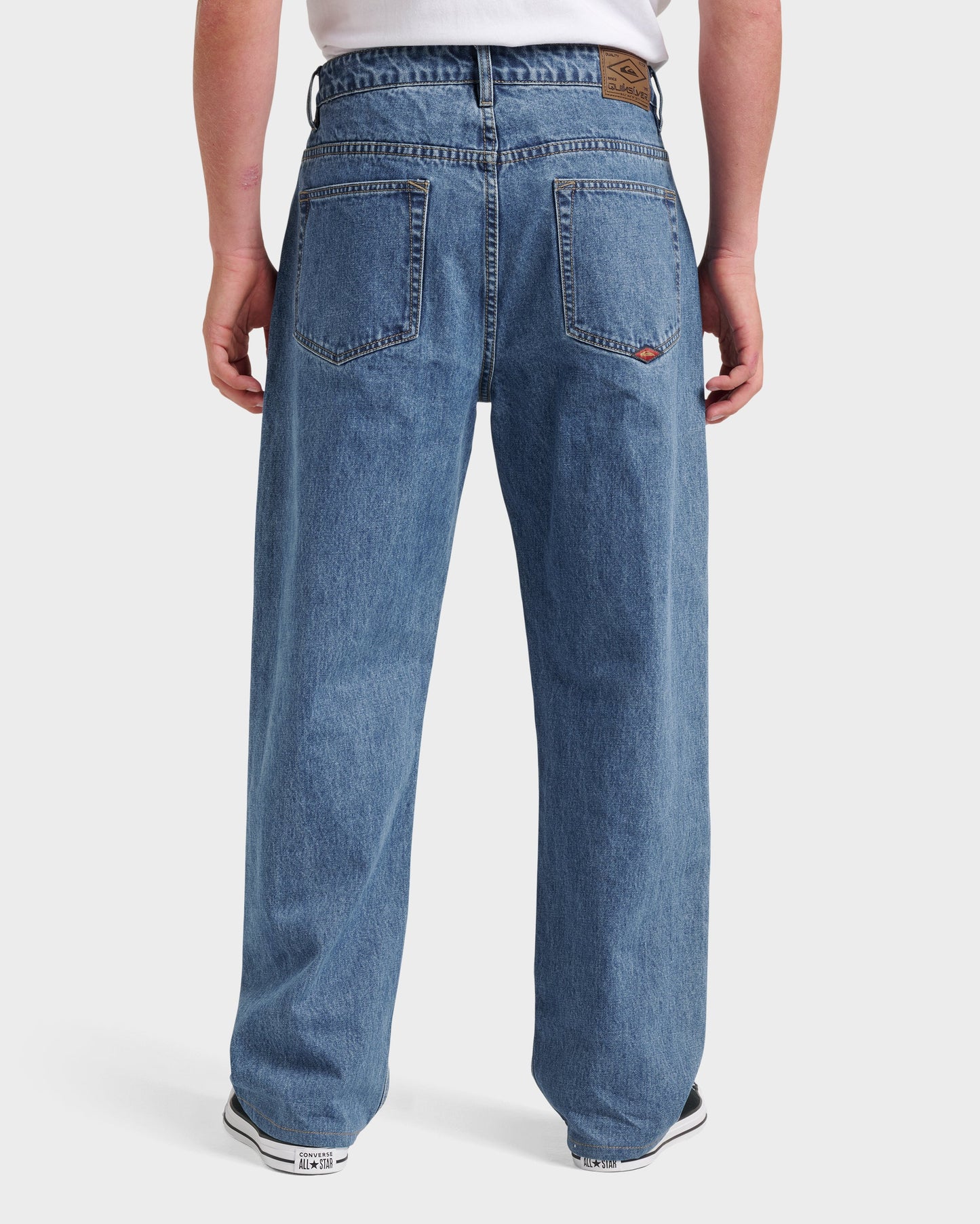 Baggy Denim Pants - Medium Indigo Quick Silver Medium Indigo
