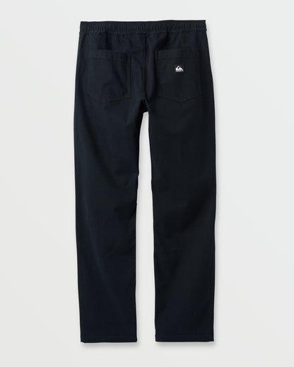 Stretch Canvas Beach Pants - Black Quick Silver Black