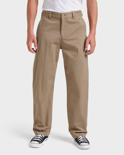 Union Stretch Pants - Twill Quick Silver Twill