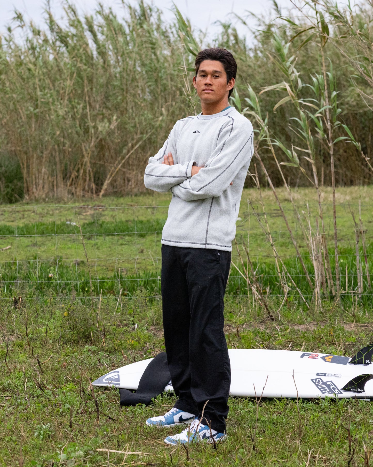 Union Stretch Pants - Black Quick Silver Black