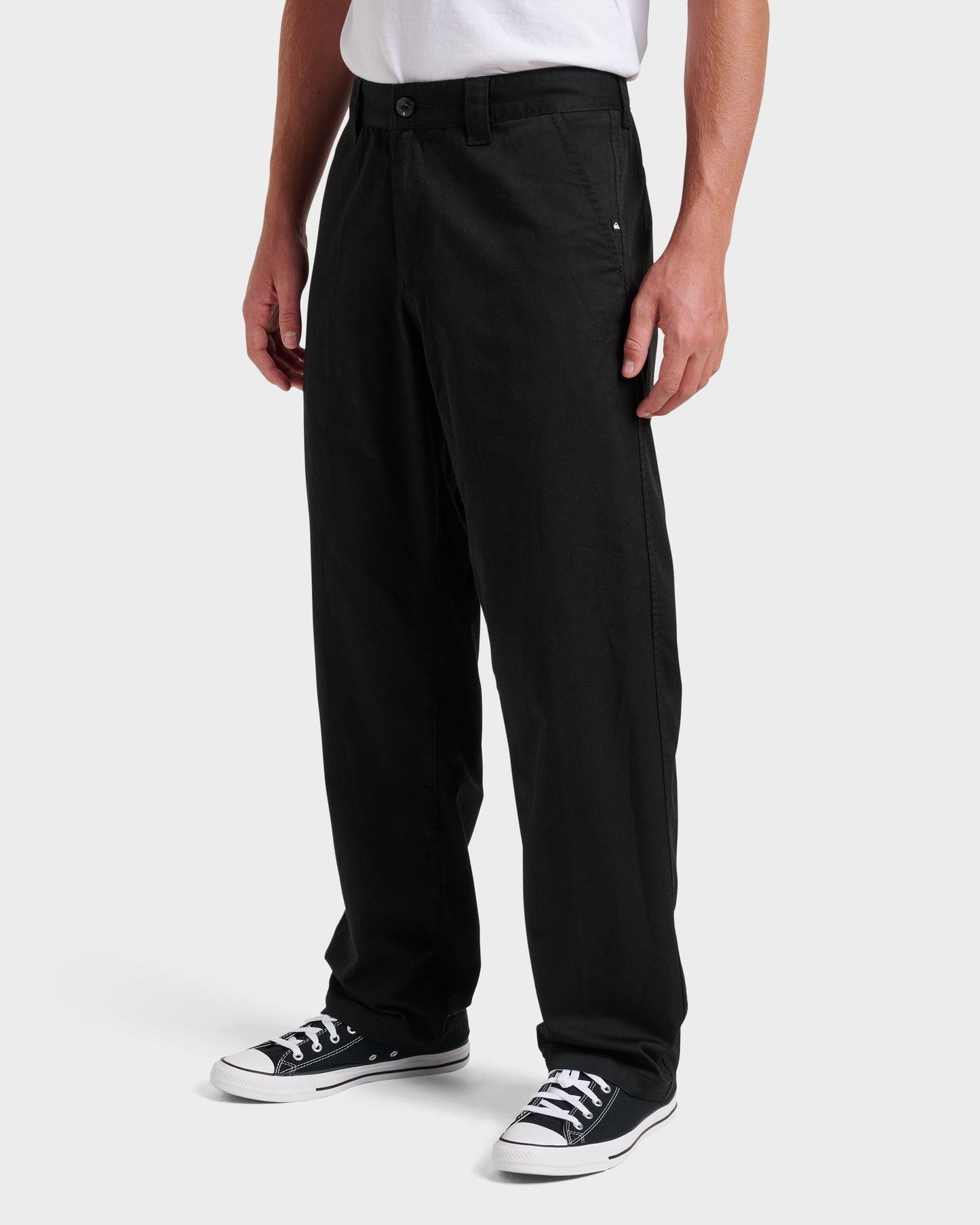 Union Stretch Pants - Black Quick Silver Black