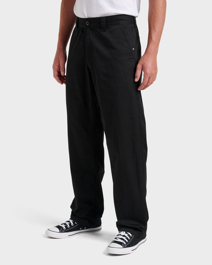 Union Stretch Pants - Black Quick Silver Black