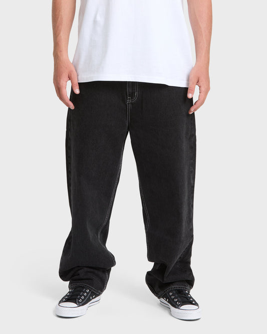 Baggy Denim Pants - Black Wash Quick Silver Black Wash