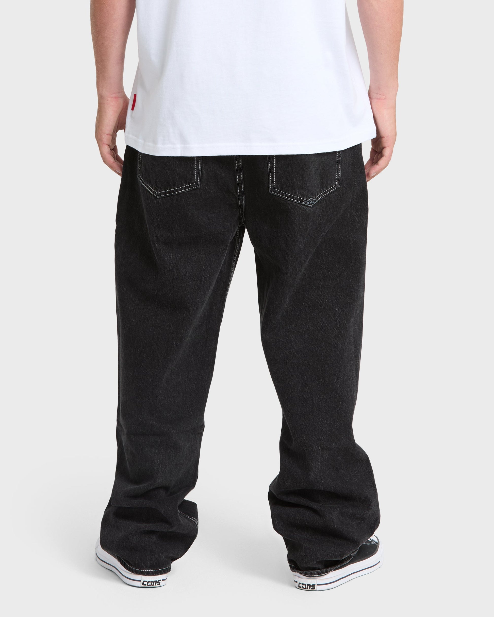 Baggy Denim Pants - Black Wash Quick Silver Black Wash