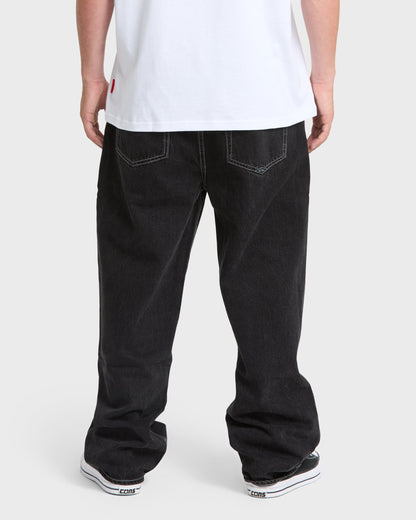 Baggy Denim Pants - Black Wash Quick Silver Black Wash